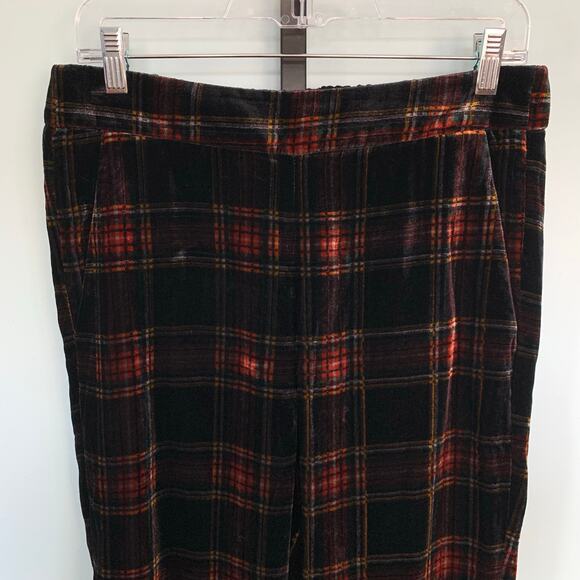 J. Crew Pull-On Easy Pant in Velvet Stewart Plaid Size 6 - Picture 3 of 6